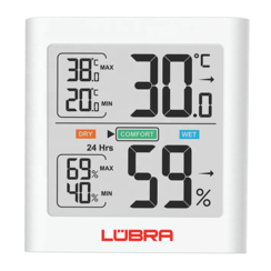 Frontansicht Thermo- Hygrometer