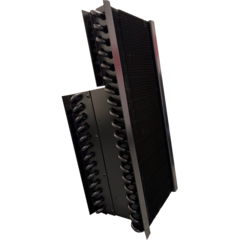 schwarz beschichteter Verdampfer